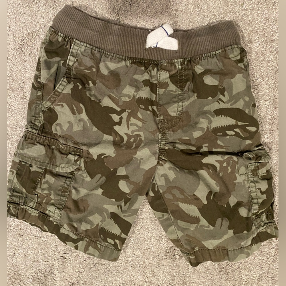 Boys Chamo Shorts with Dinosaurs